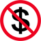 no cash